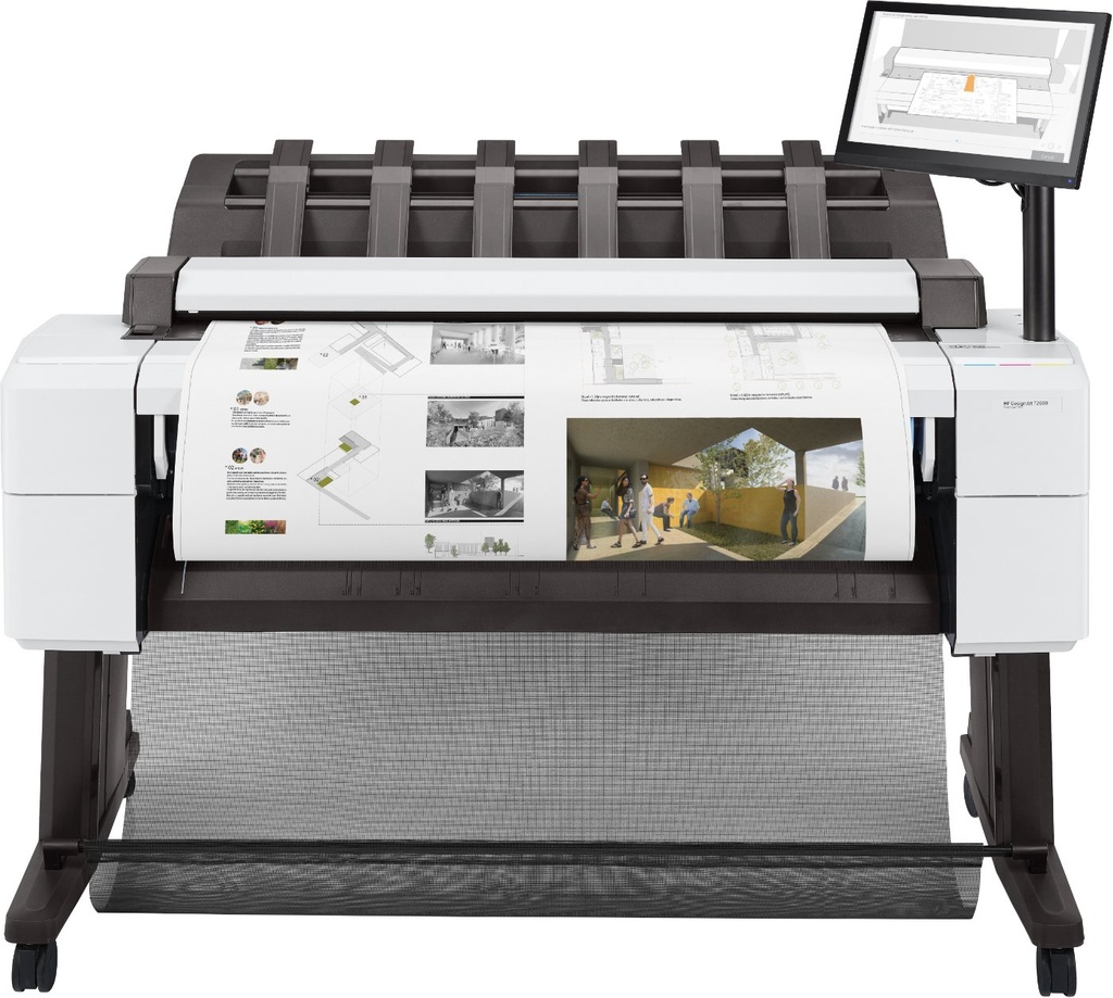 HP DesignJet T2600dr PostScript MFP Managed 36 pouces – vue 4