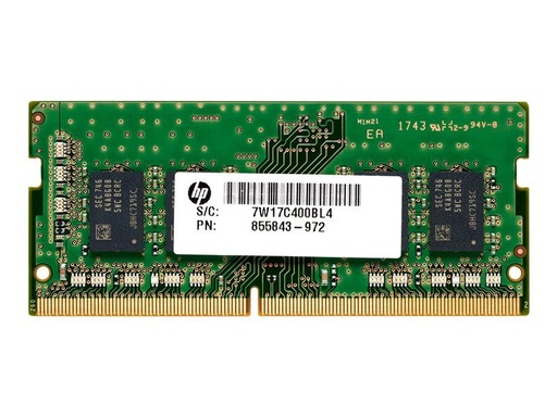 [3TQ35AA] Toner HP - DDR4 - 8 Go - SO DIMM 260 broches - 2666 MHz / PC4-21300 - 1.2 V - mémoire sans tampon - non ECC - pour Works